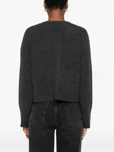 Arch4 Rosanna Patch-pocket Button Cardigan In Black