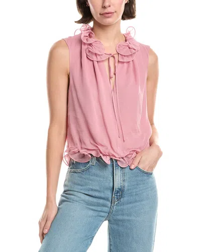Rebecca Taylor Sarita Top In Foxglove
