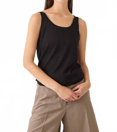 Demylee New York Maria Tank Top In Black In Black