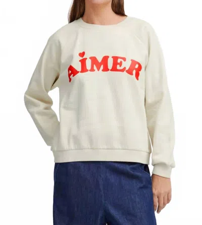 B.young Aimer (to Love) Sweatshirt In Beige In Neutral