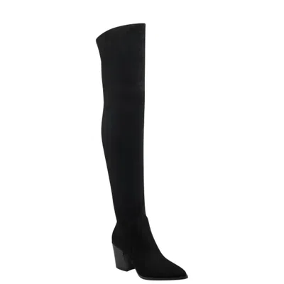 Marc Fisher Women's Gwyneth Over The Knee Boot In Black In Black