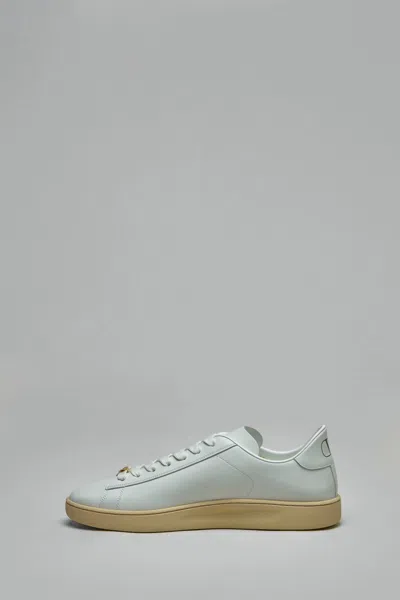 Valentino Garavani Royco Sneaker In Nappa Calfskin In White