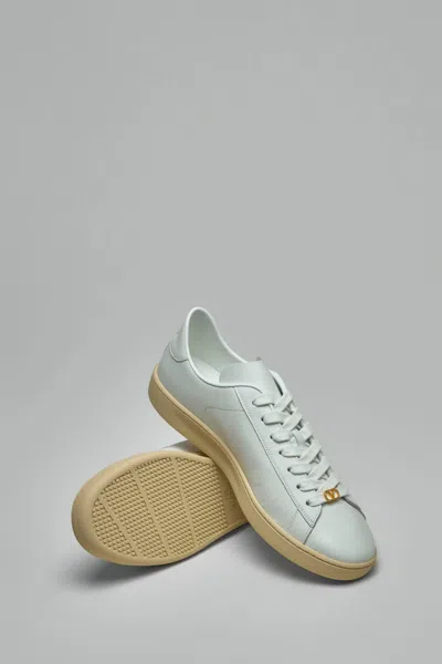 Valentino Garavani Royco Sneaker In Nappa Calfskin In White