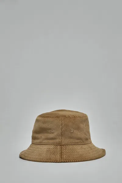 Burberry Knight Stamp Corduroy Bucket Hat In Green