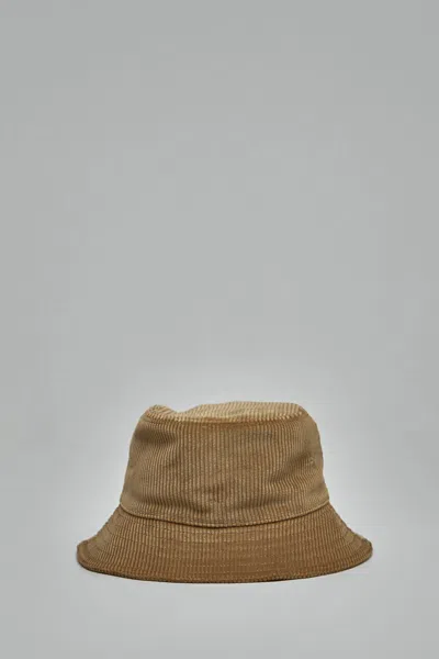 Burberry Knight Stamp Corduroy Bucket Hat In Green