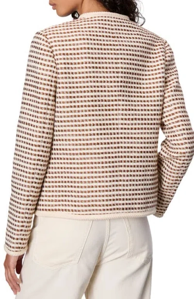 Rag & Bone Mirabelle Cotton Blend Tweed Jacket In Neutral