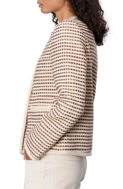 Rag & Bone Mirabelle Cotton Blend Tweed Jacket In Neutral