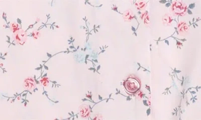 Laura Ashley Velour Two-piece Pajamas & Scrunchie Set In Pink