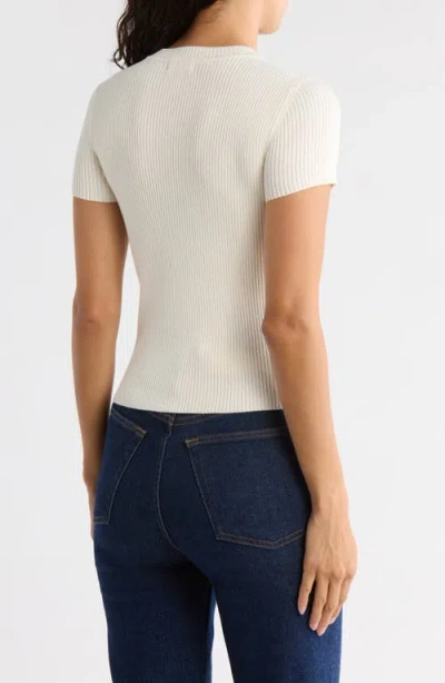 Leith Compact Sweater Tee In White