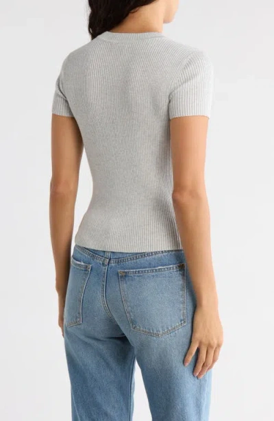 Leith Compact Sweater Tee In Gray