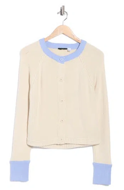 Rdi Colorblock Button Front Crop Cagan In Yellow