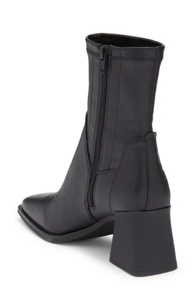 Steve Madden Vallie Square Toe Bootie In Black