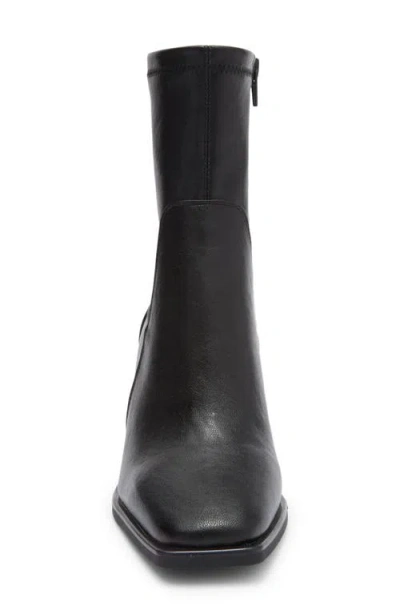 Steve Madden Vallie Square Toe Bootie In Black