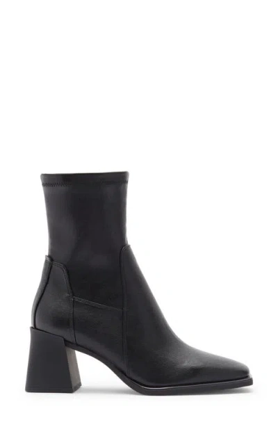 Steve Madden Vallie Square Toe Bootie In Black