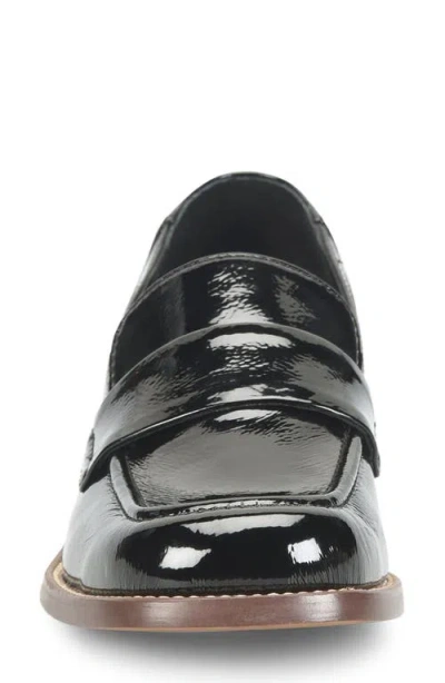 Korks Frey Patent Loafer In Black