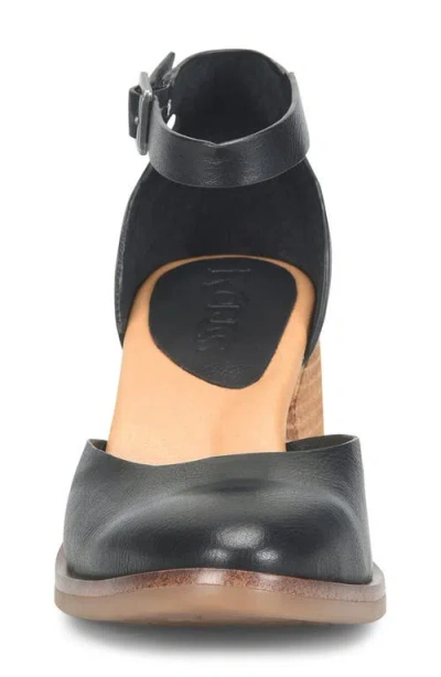 Korks Sabring Slingback Strap In Black