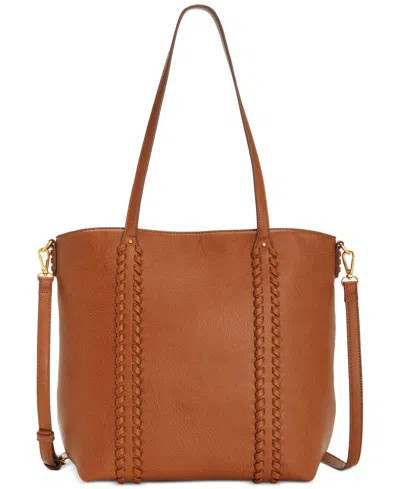 Style & Co Whip-stitch Medium Tote Bag, Exclusively Macy's In Brown