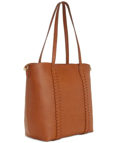 Style & Co Whip-stitch Medium Tote Bag, Exclusively Macy's In Brown