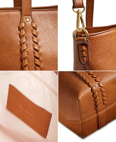 Style & Co Whip-stitch Medium Tote Bag, Exclusively Macy's In Brown