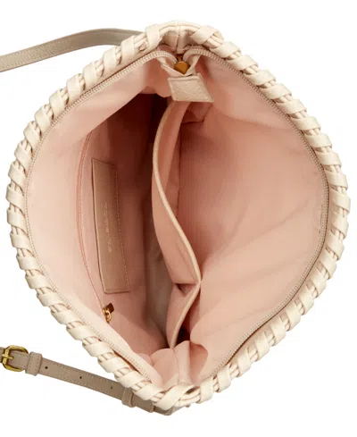 Style & Co . Whipstitch East West Flap Small Crossbody, Exclusively At Macy's In Neutral