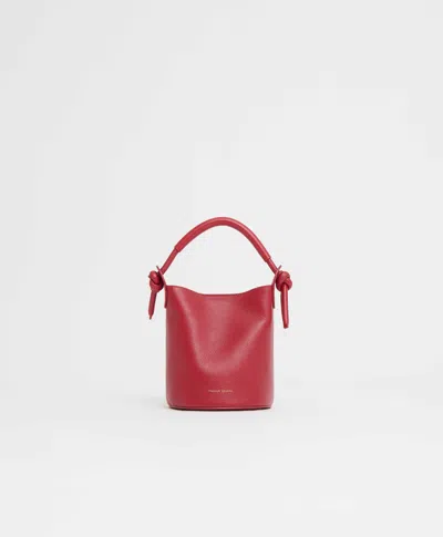 Mansur Gavriel Mini Mini Fortuna Bucket In Red