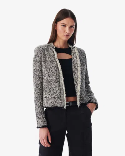 Iro Hazela Open-front Jacket In Gray