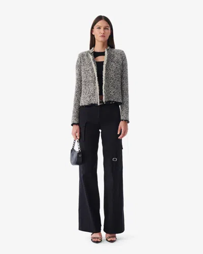 Iro Hazela Open-front Jacket In Gray