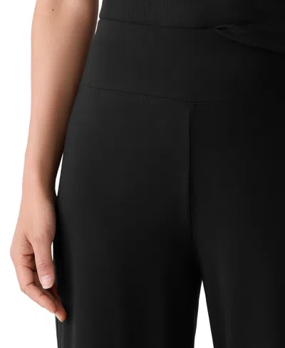 Eileen Fisher Women's High Waist Pants In Black