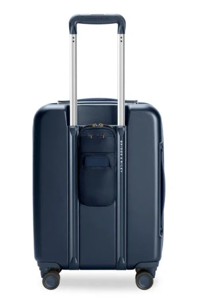 Briggs & Riley Global Carry On Expandable Spinner Suitcase In Blue