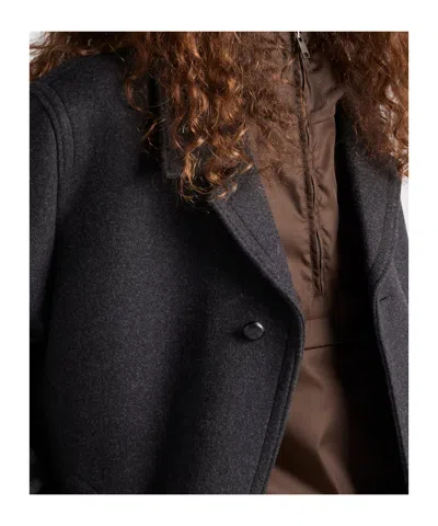 Prada Re-nylon Anorak In Brown