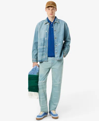 Lacoste Slim Fit L.12.12 Piqu¿ Polo Shir In Blue