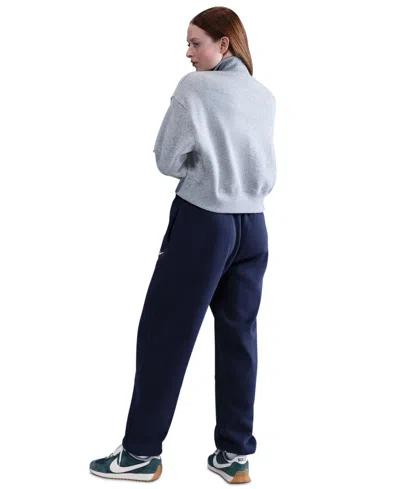Nike Women's  Sportswear Phoenix Fleece High-waisted Oversized Sweatpants In Blue