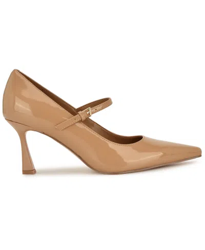 Nine West Krest Mary Jane Pump In Brown