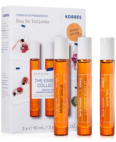 Korres 3-pc. The Essential Collection Eau De Toilette Set In Transparent