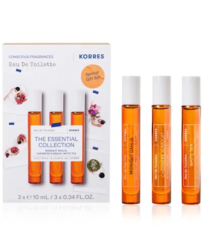 Korres 3-pc. The Essential Collection Eau De Toilette Set In Transparent