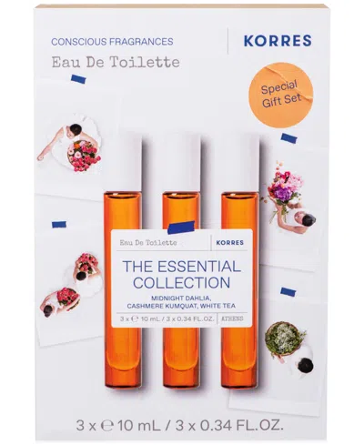 Korres 3-pc. The Essential Collection Eau De Toilette Set In Transparent