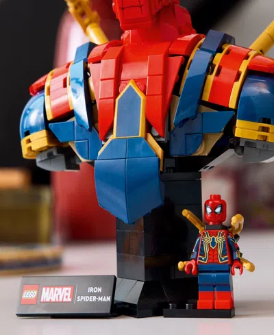 Lego Marvel Iron Spider-man Bust Building Kit For Adults 76326, 379 Pieces In Multi