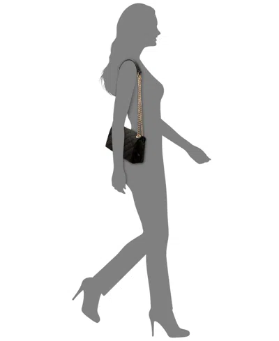 Inc International Concepts Small Ajae Quilted Crossbody, Created For Macy's In Black