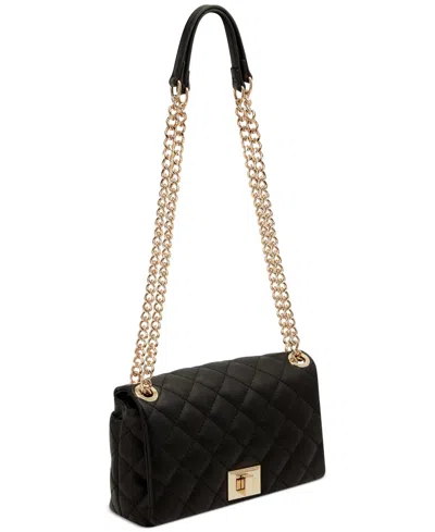 Inc International Concepts Small Ajae Quilted Crossbody, Created For Macy's In Black