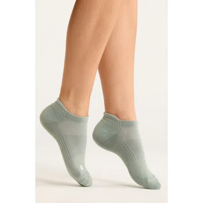 Zella 3-pack Tab Ankle Socks In Gray
