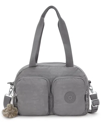 Kipling Women's Cool Defea Convertible Zipper Shoulder Bag In Gray
