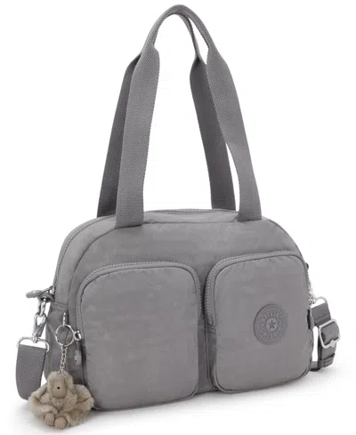 Kipling Women's Cool Defea Convertible Zipper Shoulder Bag In Gray