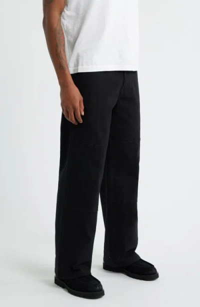 Bp. Baggy Twill Workwear Pants In Black