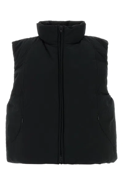 Alexander Wang Black Polyester Blend Sleeveless Down Jacket In Black
