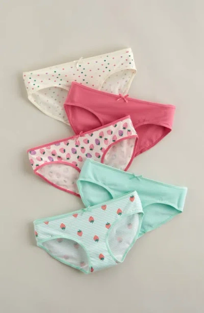 Nordstrom Kids' Assorted 5-pack Hipster Briefs In Multi