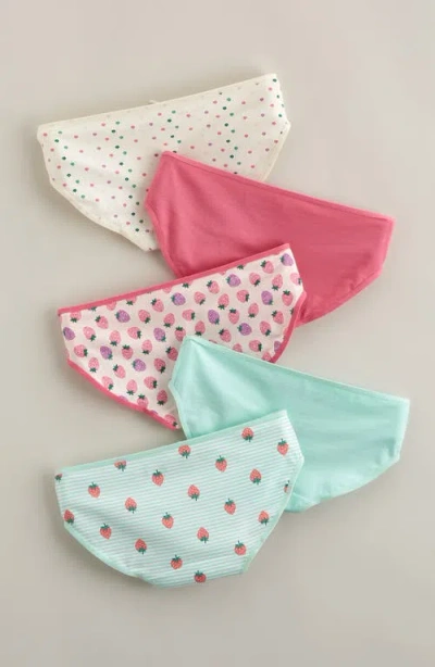 Nordstrom Kids' Assorted 5-pack Hipster Briefs In Multi