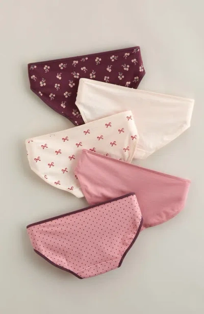 Nordstrom Kids' Assorted 5-pack Hipster Briefs In Multi