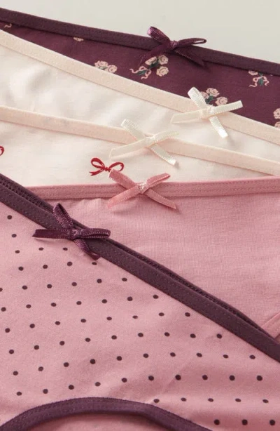 Nordstrom Kids' Assorted 5-pack Hipster Briefs In Multi