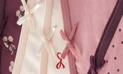 Nordstrom Kids' Assorted 5-pack Hipster Briefs In Multi