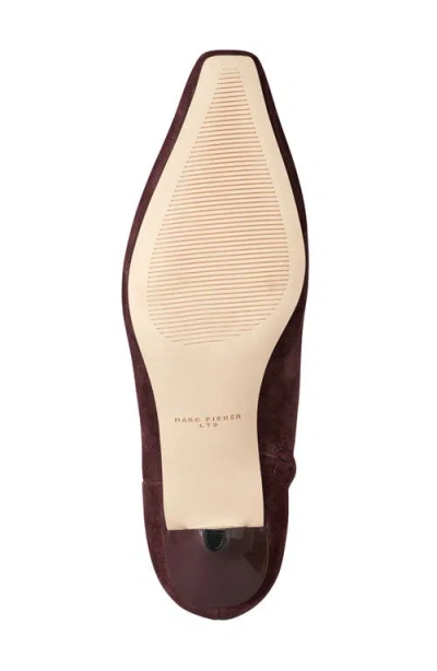 Marc Fisher Ltd Kiona Kitten Heel Bootie In Red